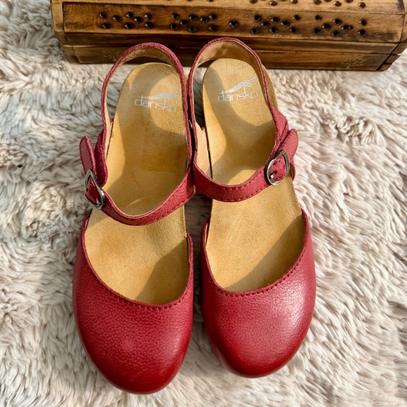 Dansko Tiffani heeled Mary Jane Ankle strap Sandal Sz 39/US8-8.5 - Picture 11 of 15